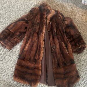 Vintage Rich Brown Teddy Jacket